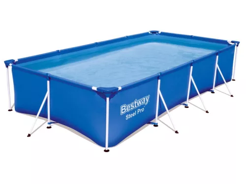 Bestway Steel Pro fémvázas medence szett vízforgatóval (400 x 211 x 81 cm) (56424)