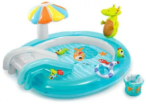 INTEX: Aligátor játékcenter 201x170x84 cm