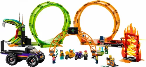 LEGO City Stuntz 60339 Kaszkadõr aréna dupla hurokkal