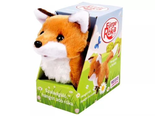 Szaladgáló róka plüssfigura – 20 cm (Fürge Róka)