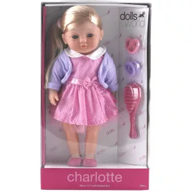 Charlotte kifesthető és fésülhető puha baba - 36 cm