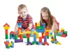 Szivacs építőkocka, 34 db/doboz – Rainbow Blocks, habszivacs építőjáték