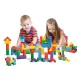 Szivacs építőkocka, 34 db/doboz – Rainbow Blocks, habszivacs építőjáték