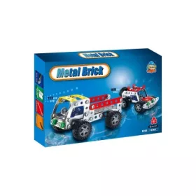 Teherautó 112 darabos fém építőjáték