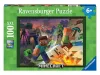 Ravensburger Puzzle 100 db – Monster Minecraft, XXL méret