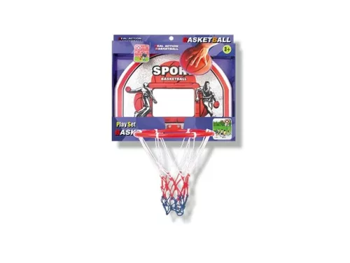 Műanyag kosárlabda palánk és gyűrű