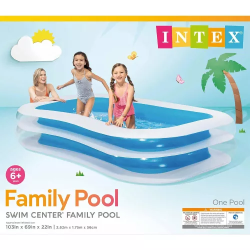 Intex Swim Center családi felfújható medence, 262 x 175 x 56 cm