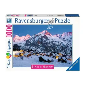   Ravensburger puzzle 1000 db – Beautiful Mountains: Mürren, Berner Oberland