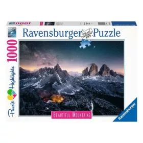   Ravensburger puzzle 1000 db – Beautiful Mountains: Drei Zinnen, Dolomitok
