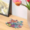 Ravensburger Colorful Fox fa puzzle – 150 darabos, formapuzzle, virágos róka motívummal