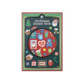 Karácsonyi matricás könyv – A4, 8 lap, 400+ matrica, 3+