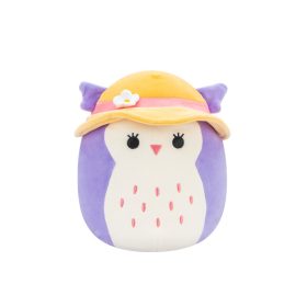   Squishmallows Holly a lila bagoly napsapkával – eredeti 20 cm plüss (3+ év, ölelgetős)