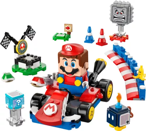 LEGO Super Mario: Mario Kart – Interaktív LEGO Mario Standard Kart (72043)