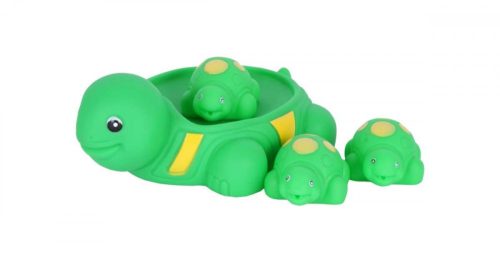 Műanyag fürdőjáték - teknős család