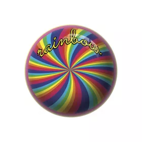 Labda 23 cm - Forgó szivárvány
