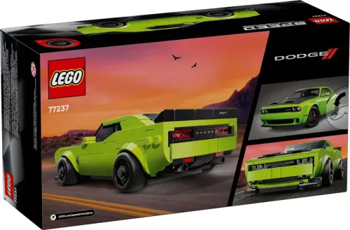 LEGO Speed Champions 77237 Dodge Challenger srt hellcat sportautó