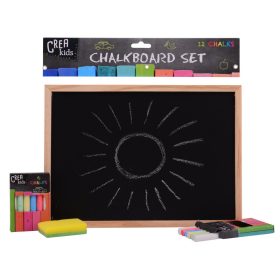   Rajztábla krétával és szivaccsal – CREA Kids Chalkboard Set