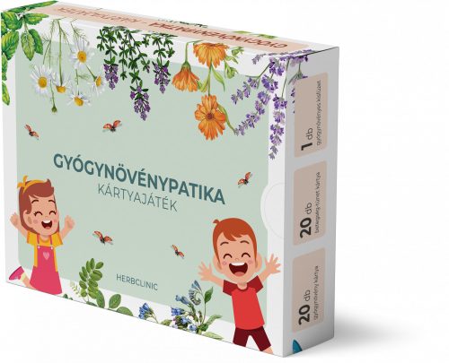 Gyógynövénypatika kártyajáték- Magyarország első családbarát, gyermekek fantáziájára szabott gyógynövényoktató kártyajátéka
