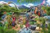 A dinoszauruszok birodalma 100 db-os puzzle+ 2db Schleich figura