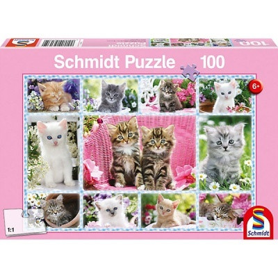 Schmidt Kiscicák  puzzle 100 db-os 56135
