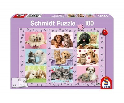 Schmidt My Animal Friends puzzle 100 db-os 56268