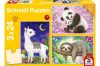 Schmidt Panda,Láma,Lajhár puzzle 3x24 db-os 56368