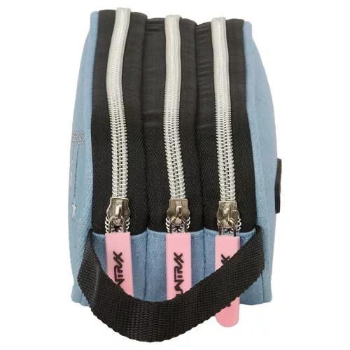 K-pop Démonvadászok Denim Dreams 3 rekeszes tolltartó 21 cm