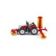 Siku Steyr traktor aratóval 1:87 - 1672