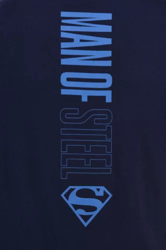 Superman Man of Steel férfi rövid póló, felső L