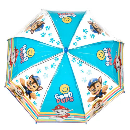 Mancs Őrjárat Good Pups gyerek átlátszó esernyő Ø72 cm