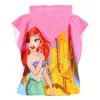 Disney Hercegnők Ariel Pink strand törölköző poncsó 55x110 cm (Fast Dry)