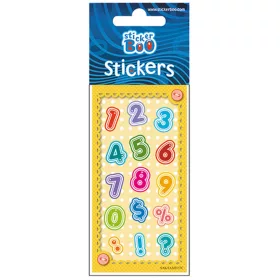 Számos Yellow matrica ezüst díszítéssel