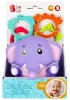 Elefánt Purple baba fürdőjáték gyűrűkkel