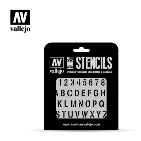 Vallejo Stencil - Stamp Font (ST-LET002)