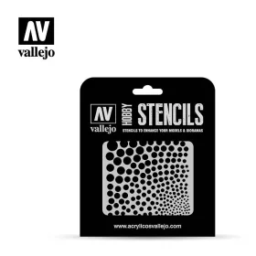 Vallejo Stencil - Circle Textures (ST-SF002)