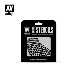 Vallejo Stencil - Distorted Honeycomb (ST-SF003)