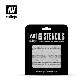 Vallejo Stencil - Wood Texture 1 (ST-TX006)