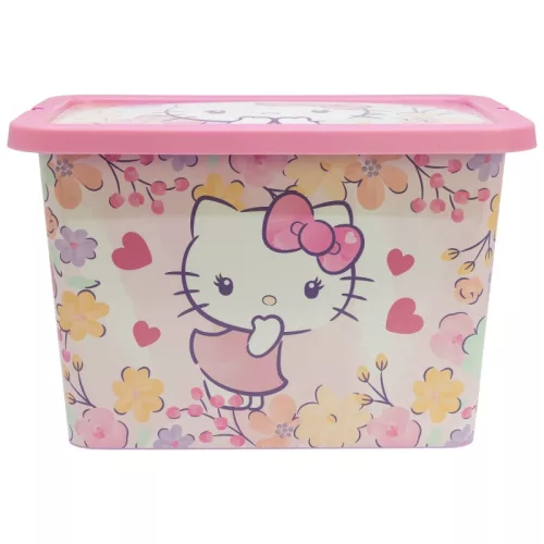 Hello Kitty Pastel műanyag tároló doboz 7 L