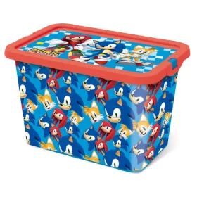 Sonic a sündisznó Friends műanyag tároló doboz 7 L
