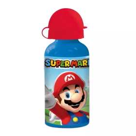   Super Mario Mushroom Kingdom alumínium kulacs ivókupakkal 400 ml