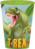 Dinoszaurusz T-Rex műanyag pohár 260 ml