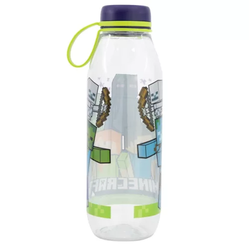 Minecraft Creeper Ecozen műanyag kulacs csavaros kupakkal 650 ml