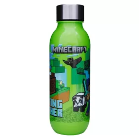 Minecraft Crafting műanyag kulacs csavaros kupakkal 640 ml