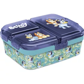   Bluey Leaves több rekeszes uzsonnás doboz, szendvicsdoboz XL