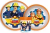 Sam a tűzoltó Rescue Mission csúszásmentes étkészlet, micro műanyag szett