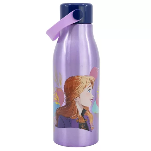 Disney Jégvarázs Journey Flexi alumínium kulacs csavaros kupakkal, akasztóval 760 ml