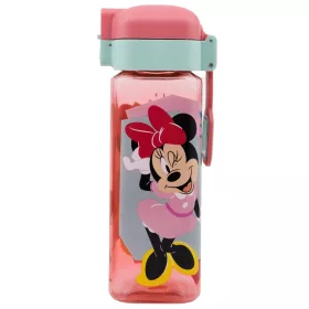   Disney Minnie Being More műanyag szívószálas kulacs akasztóval 550 ml