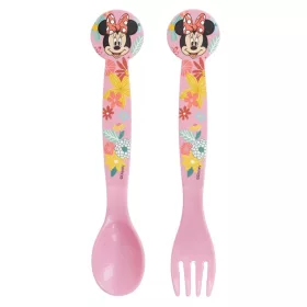  Disney Minnie Spring műanyag evőeszköz készlet - 2 darabos