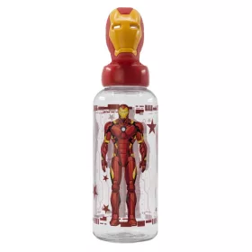   Bosszúállók Invincible Force Iron Man 3D Figurine műanyag kulacs 560 ml
