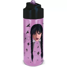   Wednesday Nevermore Academy Hydro tritan műanyag szívószálas kulacs 540 ml